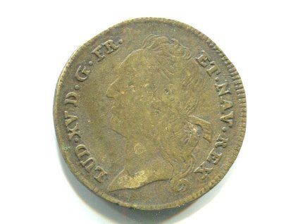Norimberský početní fenik. Ludvík XV. OPTIMO PRINCIPI. 1743.