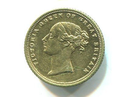 VELKÁ BRITÁNIE. Herní žeton. Královna Viktorie. The Prince of Wales Model Half Sovereign.
