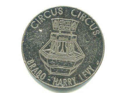 FRANCIE / BELGIE. CIRKUS Harry Levy - BRABO. Propagační žeton.