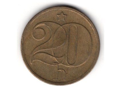 ČESKOSLOVENSKO. 20 haléřů 1975.