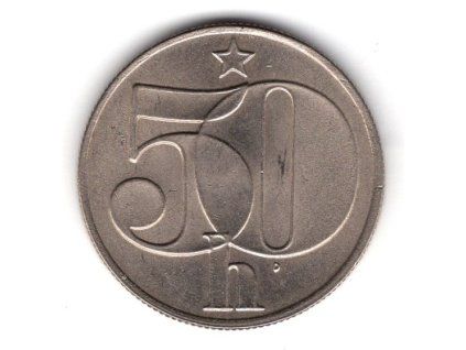 ČESKOSLOVENSKO. 50 haléřů 1989.