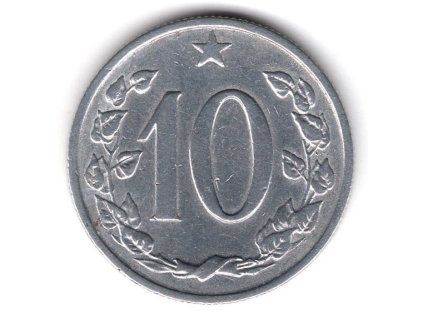 ČESKOSLOVENSKO. 10 haléřů 1967.