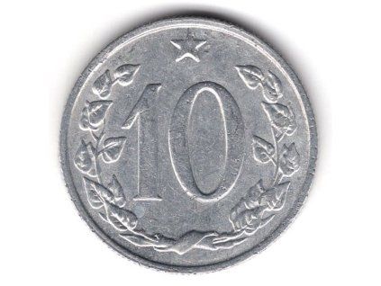 ČESKOSLOVENSKO. 10 haléřů 1967.