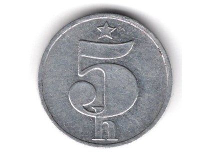 ČESKOSLOVENSKO. 5 haléřů 1988.