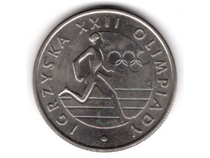 POLSKO. 20 złotych 1980. Igrzyska XXII. Olympiady.
