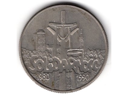 POLSKO. 10.000 złotych 1990. Solidarita.