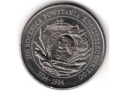 POLSKO. 20.000 złotych 1994. Kościuszkovo povstání.