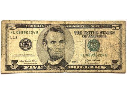 USA. 5 dollars 2003.
