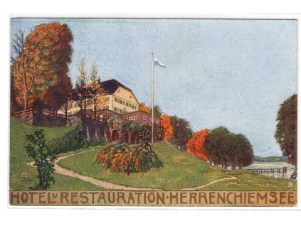 HERRENCHIEMSEE. Hotel und Restauration.