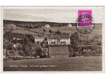 GELENAU i. Erzgb. mit König-Albert-Heim.