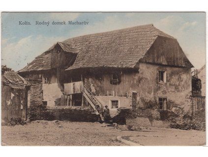 Kolín. Rodný domek Macharův.