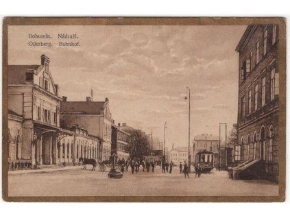 BOHUMÍN. Nádraží. 1925.