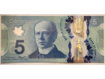 KANADA. 5 dollars.