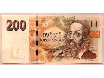 ČESKO. 200 korun 2018. Série K 24. Hej. CZ 32.