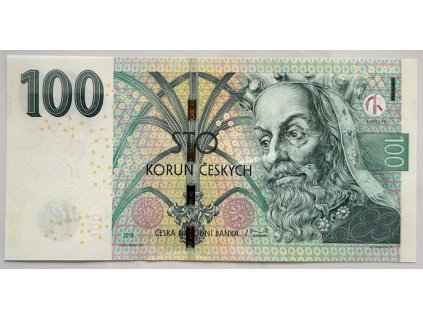 ČESKO. 100 korun 2018. Série P 22. Hej. CZ 31.
