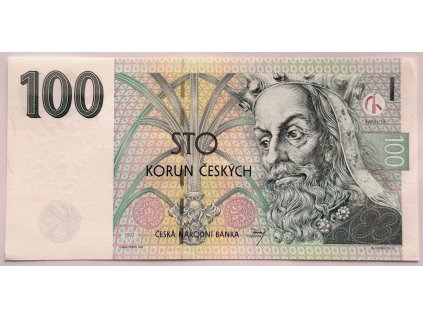 ČESKO. 100 korun 1997. Série H 08. Hej. CZ 22.