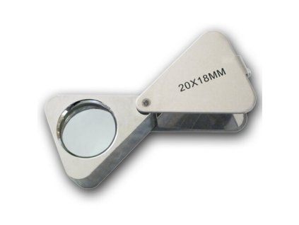 Ruční lupa 20× zvětšení, Ø 18mm - 1