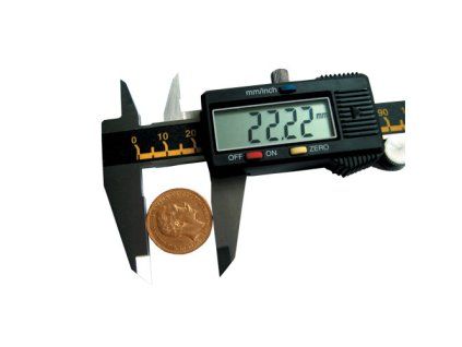 Elektronický měřič mincí a medailí Ø 0,01-15 cm - 1