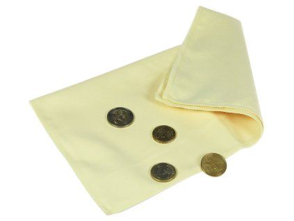 Lešticí hadřík na mince 30×30 cm - 1