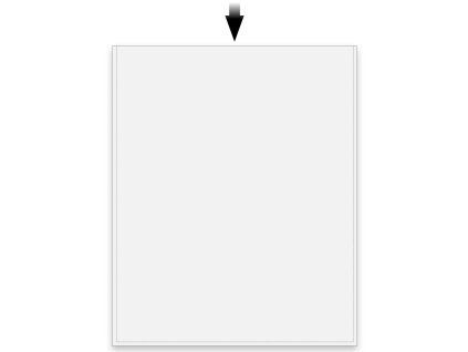 Zakládací obal 230×120 mm - 1