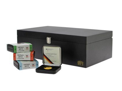 Dřevěná kazeta na etui 50 Euro Gold - 1