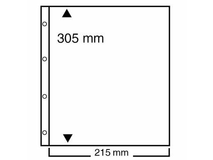 Listy A4 s polem 305×215 mm - 1