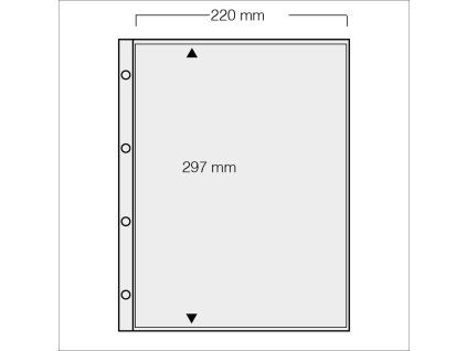 Listy A4 s polem 297×220 mm na dokumenty - 1