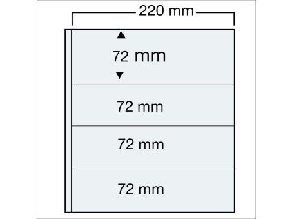 Listy se 4 poli 72×220 mm - 1