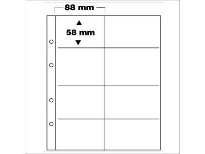 Listy Premium 12 polí 58×88 mm - 1