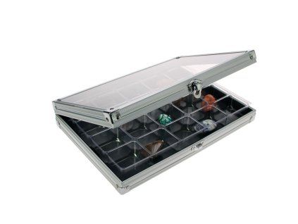 Hliníková vitrína Compact 20 polí 36×49 mm - 1