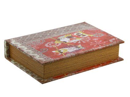 Box ve tvaru knihy - sova - 1