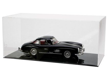 Kvádrová vitrína na modely tramvají 30×12×10 cm - 1