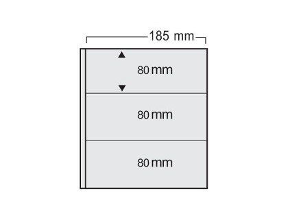 Vkládací listy Variant 80×185 mm - 1