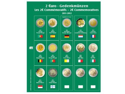 Předtištěný list Premium na 2€ mince 2011-2012 - 1