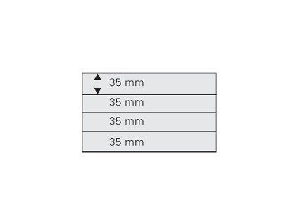 Zásobníkové karty DIN A5, 2 řádky 72 mm - 1