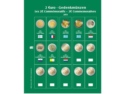 Předtištěný list Premium na 2€ mince 2013-2014 - 1