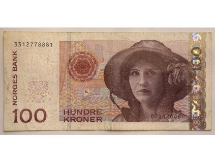 NORSKO. 100 kroner.