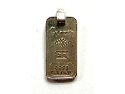 Stříbrný slitek SRM - 5 gramů. 999/1000.