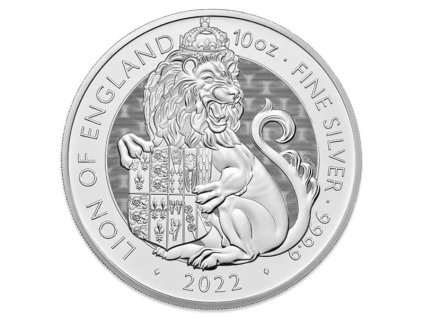 10oz british tudor beasts lion of england reverse