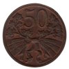 ČESKOSLOVENSKO. 50 haléřů 1950.