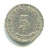 NĚMECKO. 5 Pfennig 1898/A.