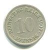 NĚMECKO. 10 Pfennig 1907/G.