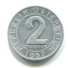 RAKOUSKO. 2 Groschen 1957.