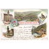 ŽELEZNÝ BROD. 1898. Litografie.