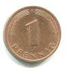 NĚMECKO. 1 Pfennig 1989/F.