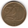 ČESKOSLOVENSKO. 20 haléřů 1986.