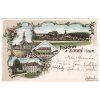 LYSÁ nad Labem. 1899. Litografie.
