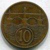 ČESKOSLOVENSKO. 10 haléřů 1938
