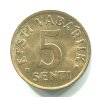 ESTONSKO. 5 senti 1991.