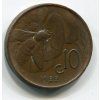ITÁLIE. 10 centesimi 1922.